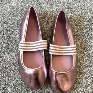 Nordstrom Pink Metallic Ballet Flat sz 3